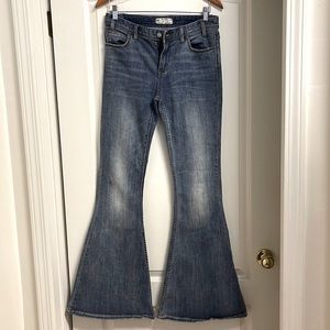 Free people flare jeans great condition size 28